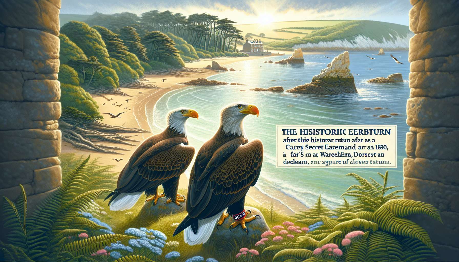 Historický návrat orlů mořských na jižní pobřeží Anglie